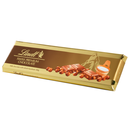 LINDT GOLD MILK HAZELNUT 300GR