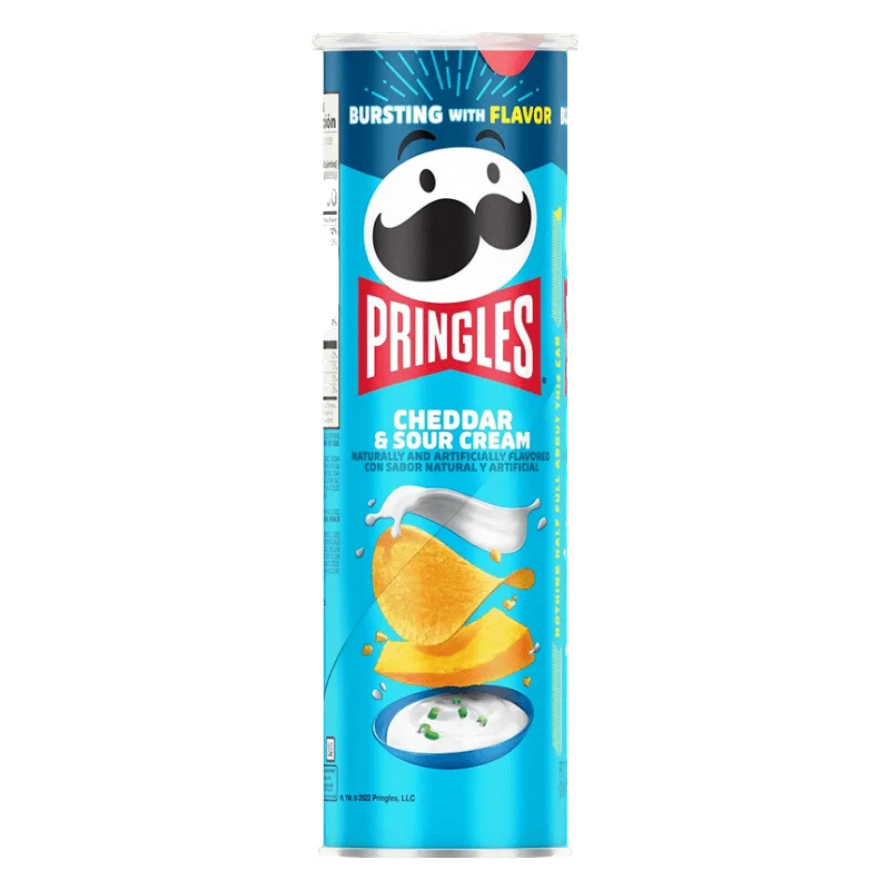 PRINGLES CHEDDAR CREMA & CEBOLLA 158G