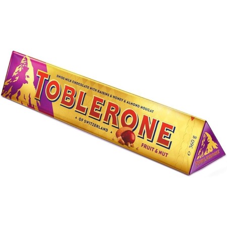 TOBLERONE FRUIT&NUT BAR 360G - 20CPC