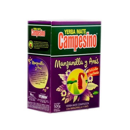 CAMPESINO YERBA MATE ANIS&MANZANILLA 500G