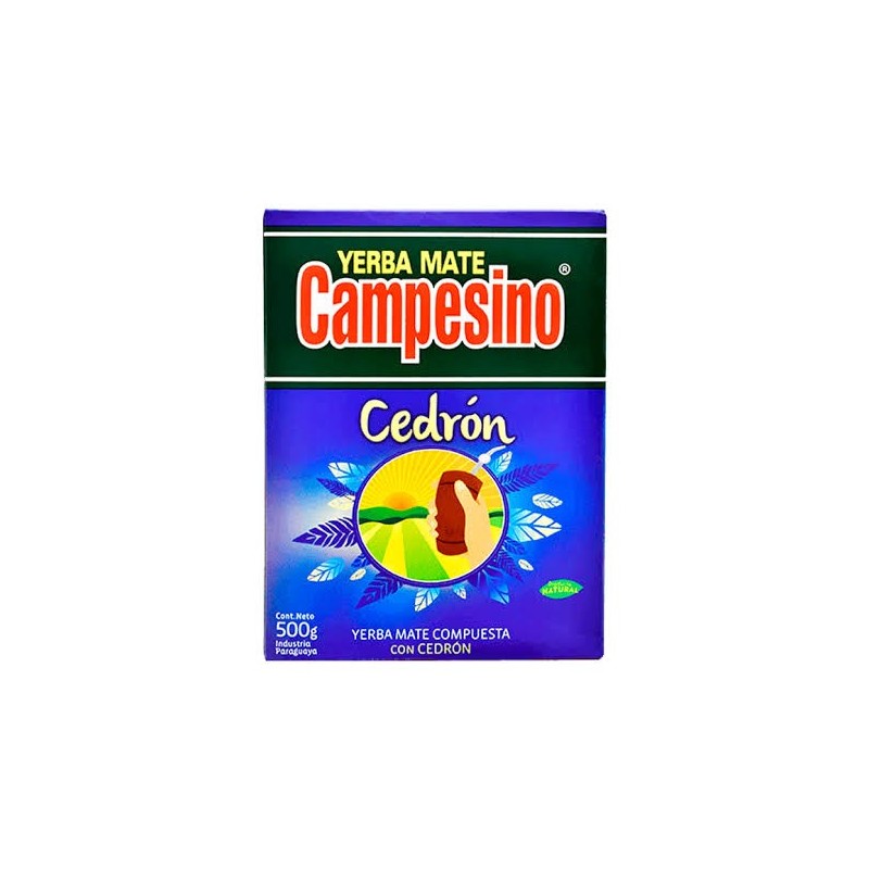 CAMPESINO YERBA MATE CEDRON 500G