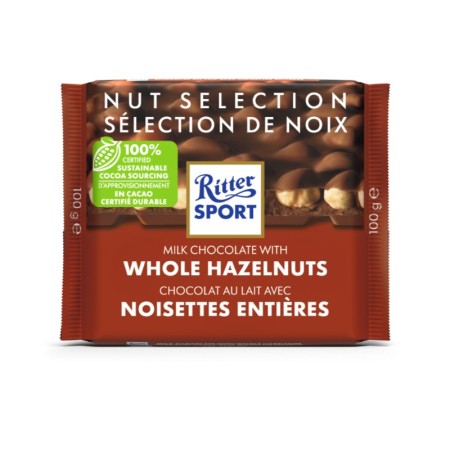RITTER WHOLE HAZELNUT 100G - 80CPC