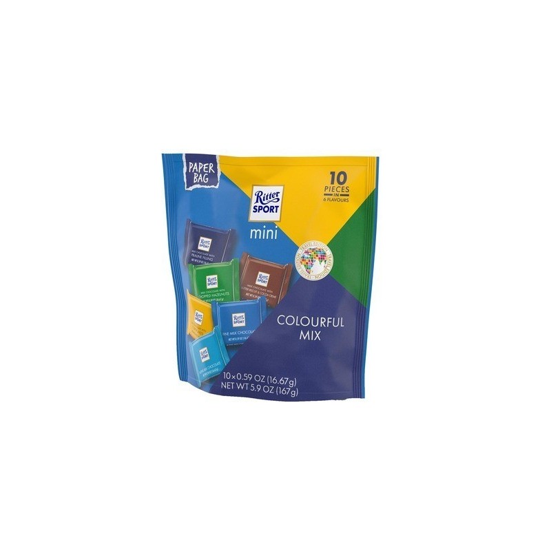 RITTER SPORT MINI POUCH 167G - 18CPC
