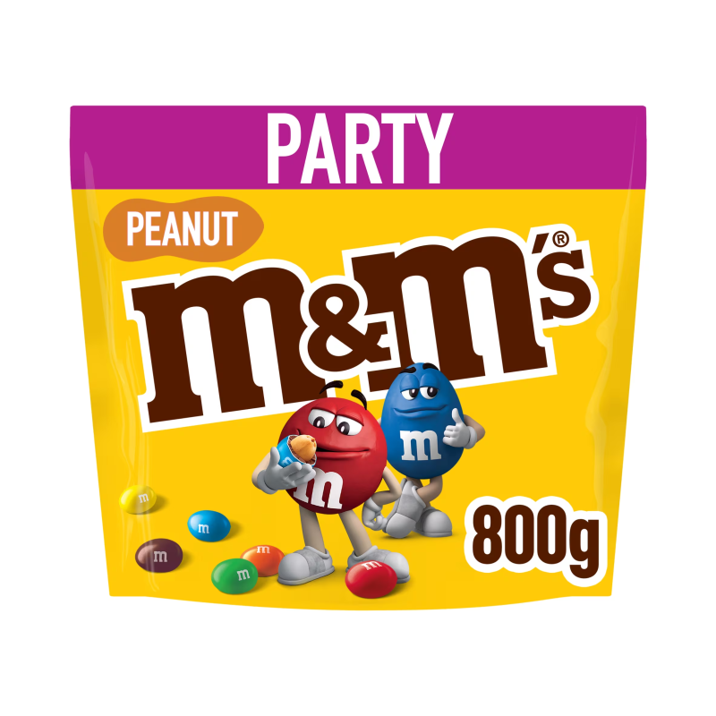 M&MS PEANUT PARTY PACK 800G