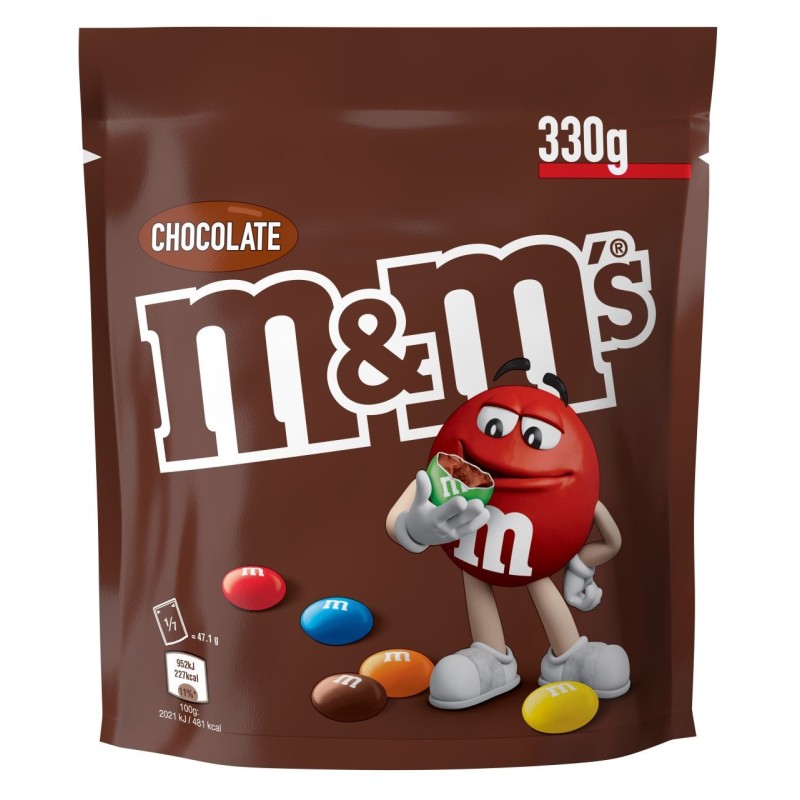 M&MS CHOCO MAXIPOUCH 330G