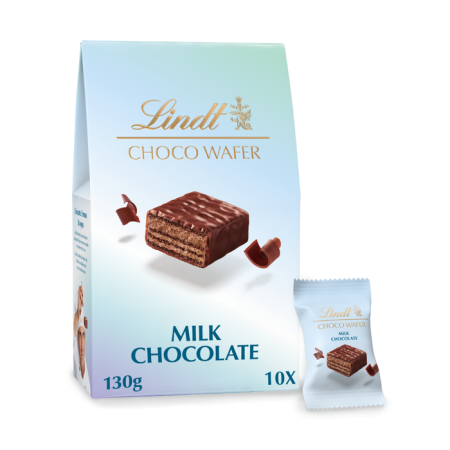 LINDT WAFER MILK 130G