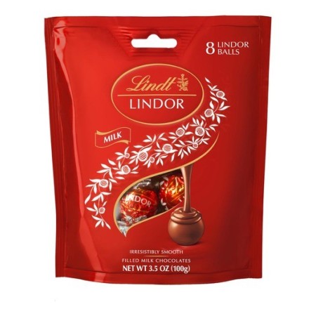 LINDT MILK DELUXE BAG 100G