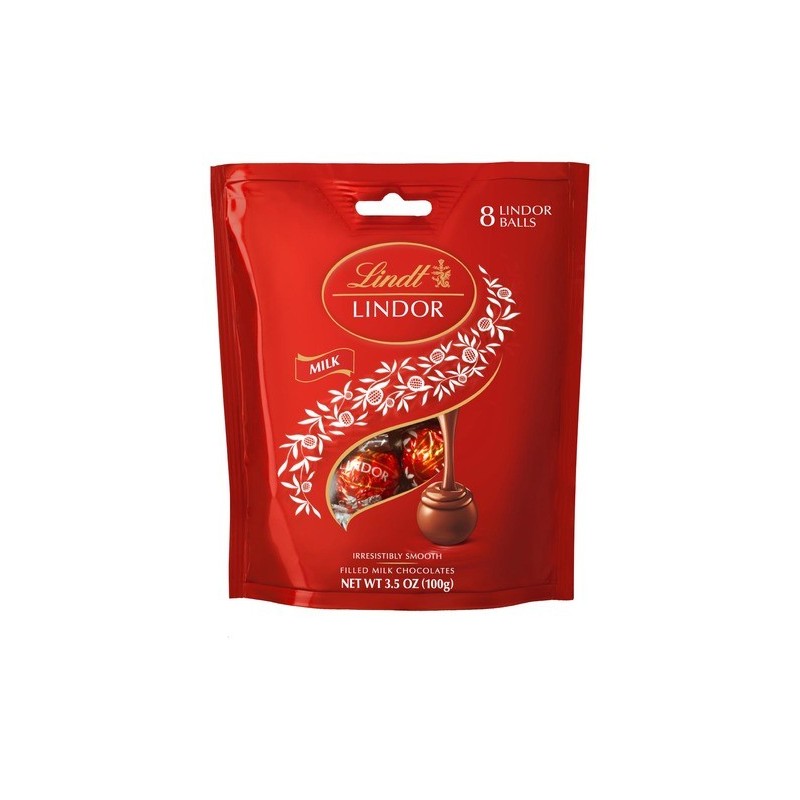 LINDT MILK DELUXE BAG 100G